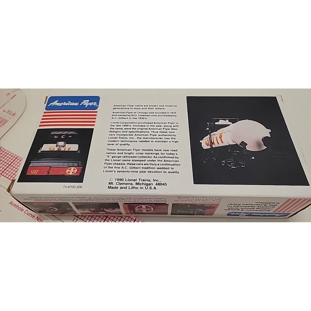 AMERICAN FLYER S GA #6-48311 1991 CHRISTMAS BOXCAR - NIB